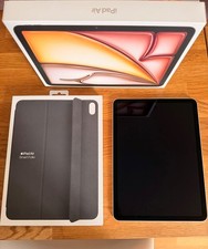 Apple iPad Air 11” (M2), 128 GB, Wi-Fi, Polarstern + Apple Smart Folio Schwarz