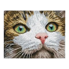 Diamond Dotz Katze mit grünen Augen | Deutsch | Kit (Bastelset) | 2591505 | 2024