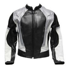Manner Motorrad Lederjacke Rennen Biker Lederjacke Leder Bikerjacken XS-S-M-L-XL