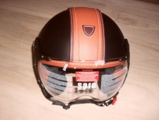 Jethelm CMX schwarz matt mit Leder Größe S , Neu