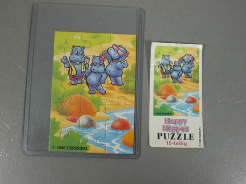 Puzzle happy hippos - happy, 1988