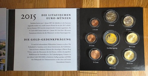 Kms kursmünzensatz litauen - kms,