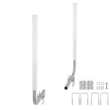 L-Anhängerpfahl Bootsanhänger Trailer Kurbelstütze Bootsführung 1,1m