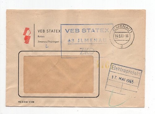Ddr dienst zkd brief - brief, ilmenau