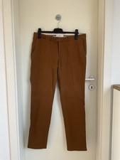 BRAX Felix Herren Chino Hose W36 Gr. 52 Braun Baumwollmischung Weich Komfort 