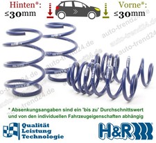 H&R Tieferlegungsfedern 30mm