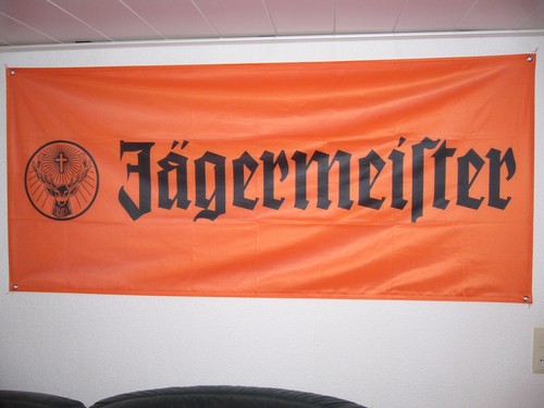 Jägermeister fahne banner - jÄgermeister, fahne/banner