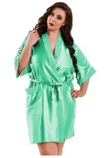 Bademantel Morgenmantel Satin