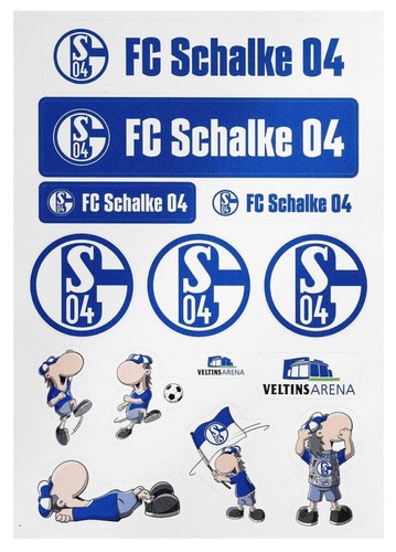Schalke aufkleberbogen - fc,