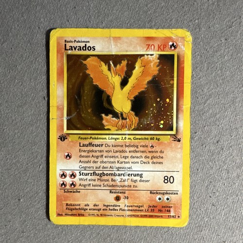 Lavados moltres pokémon karte - pokémon,