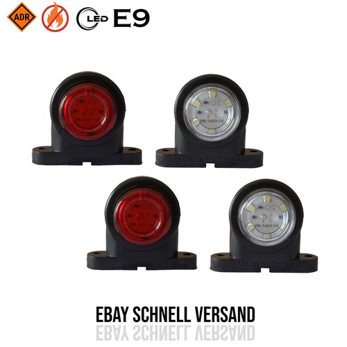 Led begrenzungsleuchten - 4x,