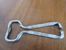 Alter Coca-Cola Flaschenöffner aus Metall USA bottle opener