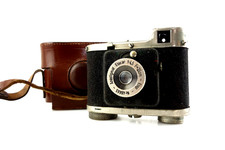 ELOP Elca 35mm film compact camera metal body Anastigmat Elocar 3,5cm f4,5 jk153