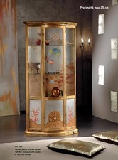 Klassische Vitrine Glas Holz