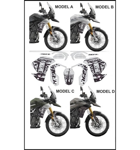 Aufkleber tiger 900 sign rally - aufkleber,