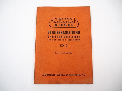 Mwm kd12 dieselmotor - v,