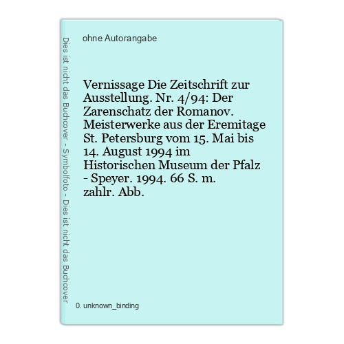 Vernissage die zeitschrift - vernissage, zur