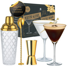 Gold Cocktail Shaker Set +