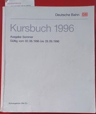 DB Deutsche Bahn Kursbuch 1996