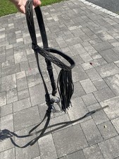 Spanische Trense mit Zügel, Showtrense Schwarz