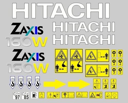 Hitachi 160 aufkleber - zx,