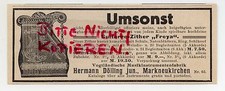 MARKNEUKIRCHEN, Werbung 1913