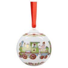 Weihnachtskugel 1994 - Eisenbahn Hutschenreuther Weihnachtsartikel Weihnachtskug