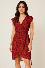 LOVE rot schwarz gepunktetes