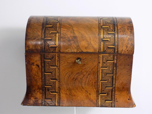 Biedermeier tunbridge tea box - biedermeier,