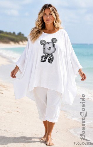 Lagenlook tunika oversize - tunika,