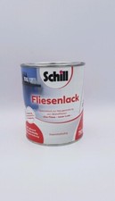 SCHILL  Fliesenlack Wandflisenlack WEISS  0,750 Liter