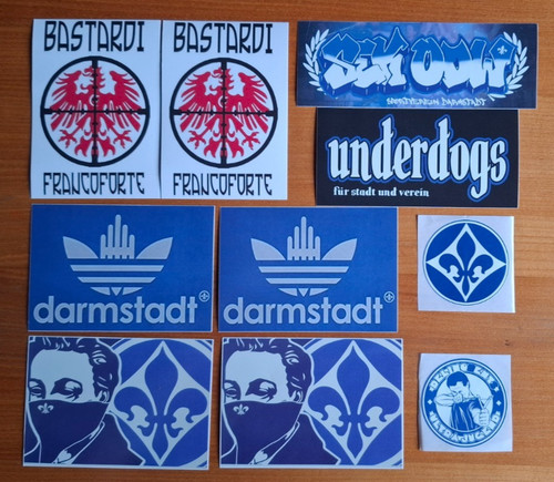 Aufkleber set darmstadt - set,