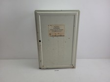 Arzneischrank Medizinschrank Glasböden Metall Grau Weiß 50er Jahre Alt #2511020