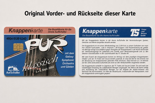 Knappenkarte schalke pur - knappenkarte,