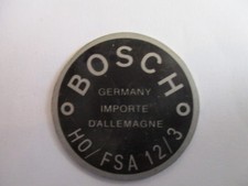 Typenschild Schild Bosch