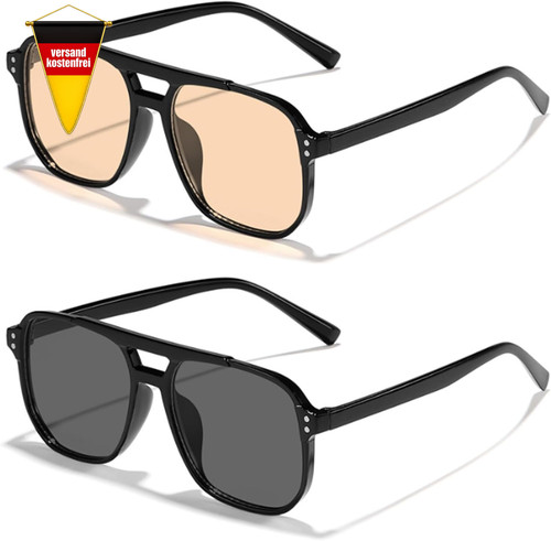 Retro square sonnenbrille - square,