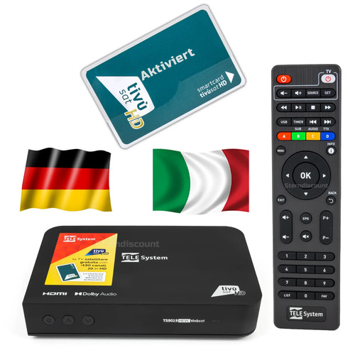 Tivusat receiver mit karte - tivusat,