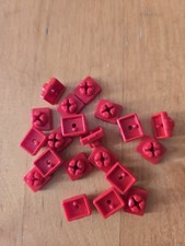 Playmobil - Ersatzteil - rote Verbindungsstecker - 20 Stück