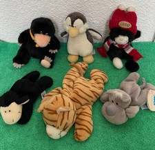 nici kuscheltier Mini Maulwurf Pinguin Katze Cat Schaf Tiger Nashorn