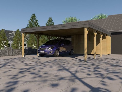 Carport walmdach sauerland - walmdach, vi