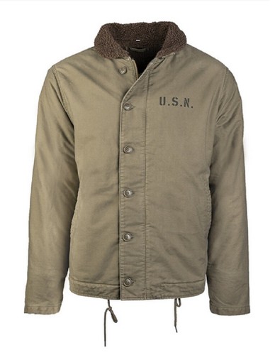 Navy usn army deck jacket - deck,