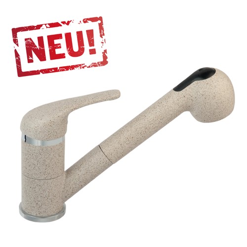 Sandbeige ausziehbare
