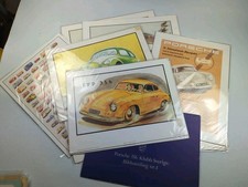 12 sehr schöne VW Käfer/ Porsche 356/Karmann Ghia/VW Bulli Poster, Werks-Verkauf
