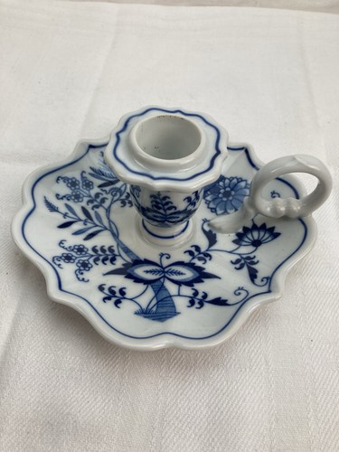 Kerzenständer porzellan blau - kerzenständer,