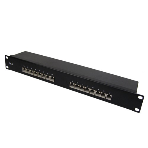Patchpanel port cat6 - patchpanel, grau