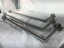 Garderobenstange L-Form Kleiderstange Wandgarderobe Garderobe Edelstahl