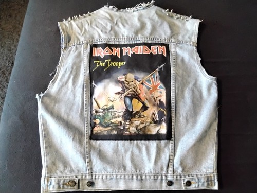 Iron maiden kutte l xl - iron,