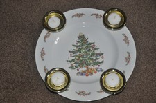 Adventskranz Weihnachtsteller Platzteller Porzellanteller Eschenbach Bavaria TOP