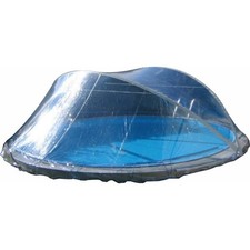 Cabrio Dome Poolüberdachung Rundpool Ø300-320cm transparent