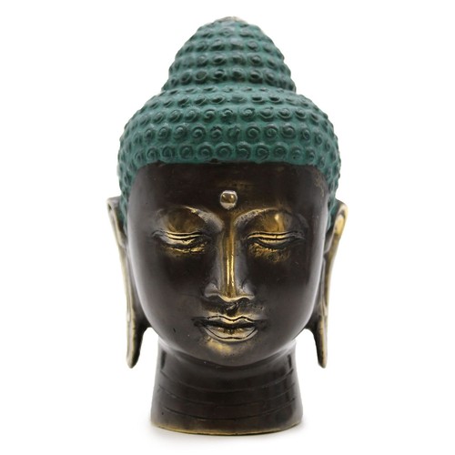 Deko figur statue buddha kopf - deko,